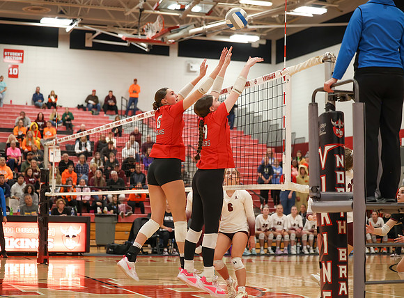 Centennial vs Anoka Girls Varsity Volleyball 279