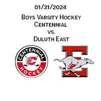 2024 01 31 Centennial vs Duluth East Varsity
