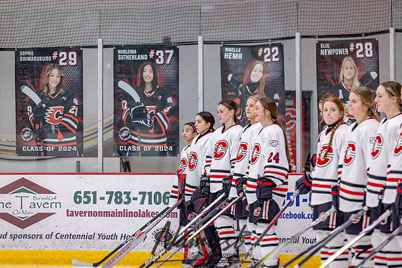 Centennial vs Blaine Varsity Hockey 214