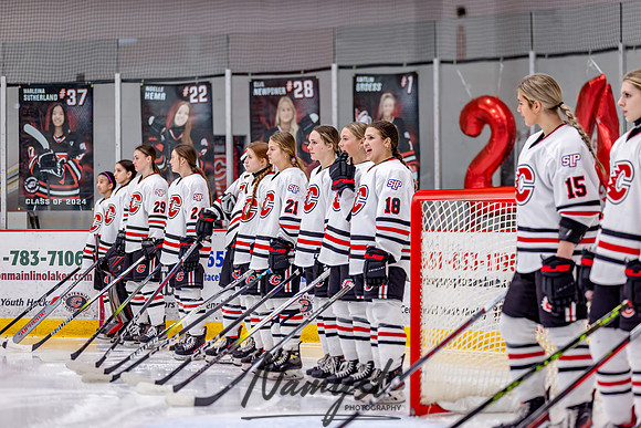 Centennial vs Blaine Varsity Hockey 216