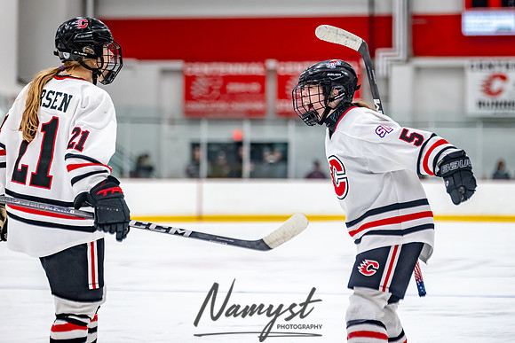 Centennial vs Blaine Varsity Hockey 299