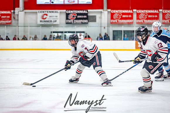Centennial vs Blaine Varsity Hockey 313