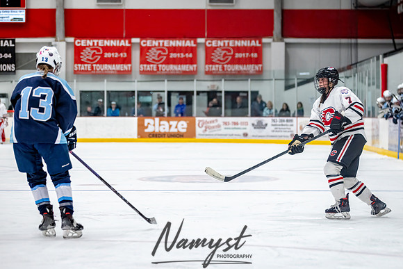 Centennial vs Blaine Varsity Hockey 323