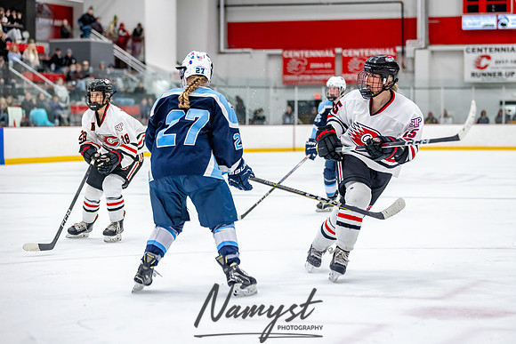 Centennial vs Blaine Varsity Hockey 340