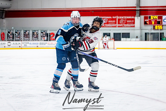Centennial vs Blaine Varsity Hockey 382