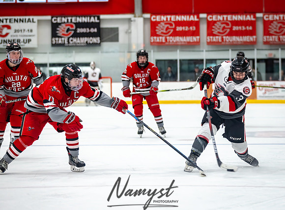 Centennial vs Duluth East Varsity Hockey 206