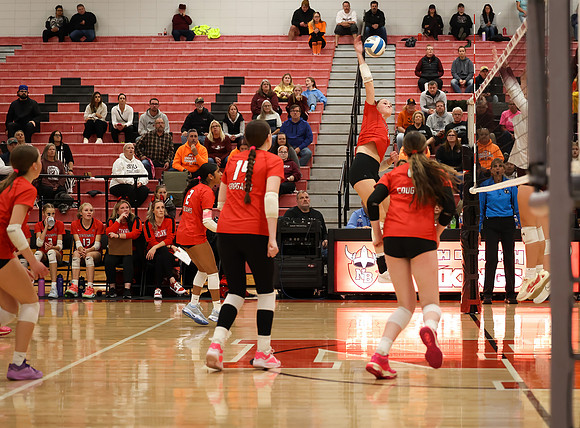 Centennial vs Anoka Girls Varsity Volleyball 313