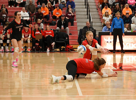 Centennial vs Anoka Girls Varsity Volleyball 276