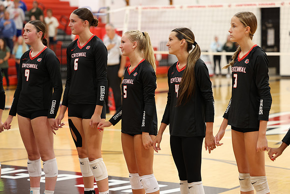 Centennial vs Cambridge-Isanti Girls Varsity Volleyball 17