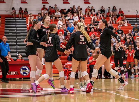 Centennial vs Mounds View Girls Varsity Volleyball 153