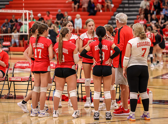 Centennial vs Mounds View Girls 9B Volleyball 34