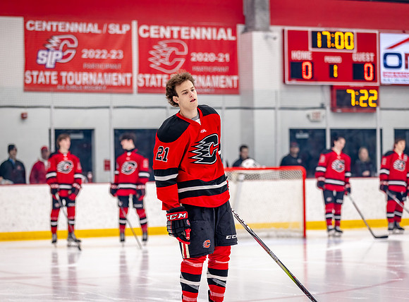 Centennial vs Blaine Varsity Hockey 179