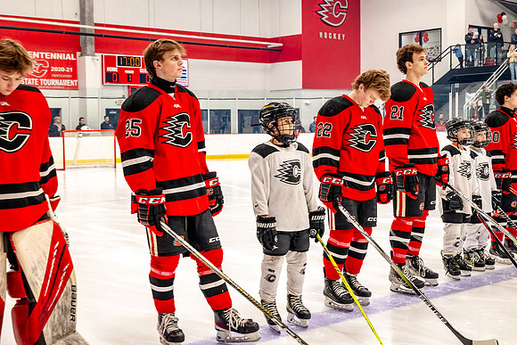 Centennial vs Blaine Varsity Hockey 199