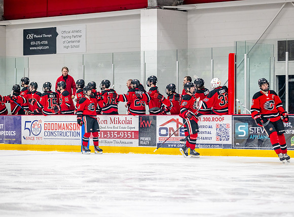 Centennial vs Blaine Varsity Hockey 225