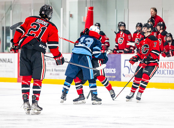 Centennial vs Blaine Varsity Hockey 233