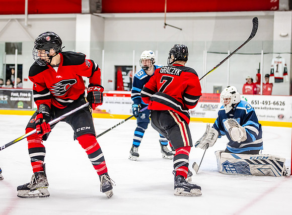 Centennial vs Blaine Varsity Hockey 330