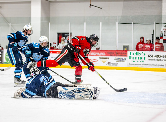 Centennial vs Blaine Varsity Hockey 340