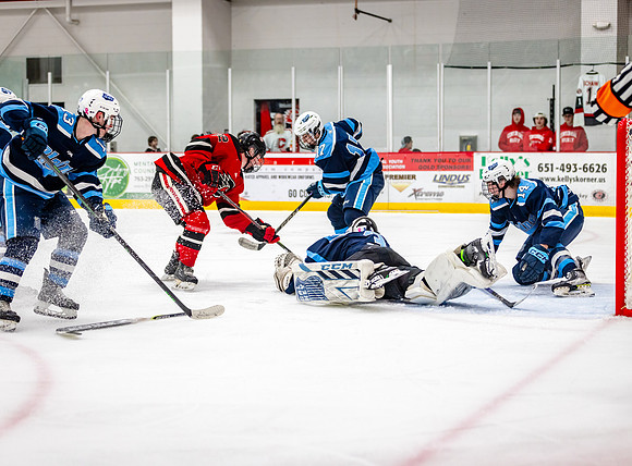 Centennial vs Blaine Varsity Hockey 345