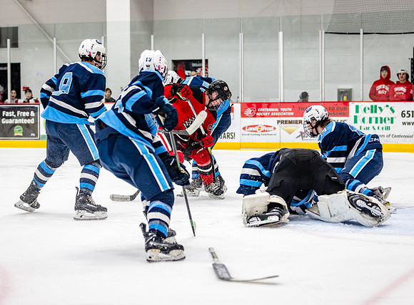 Centennial vs Blaine Varsity Hockey 348
