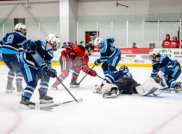 Centennial vs Blaine Varsity Hockey 346
