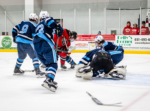 Centennial vs Blaine Varsity Hockey 349