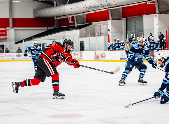 Centennial vs Blaine Varsity Hockey 355