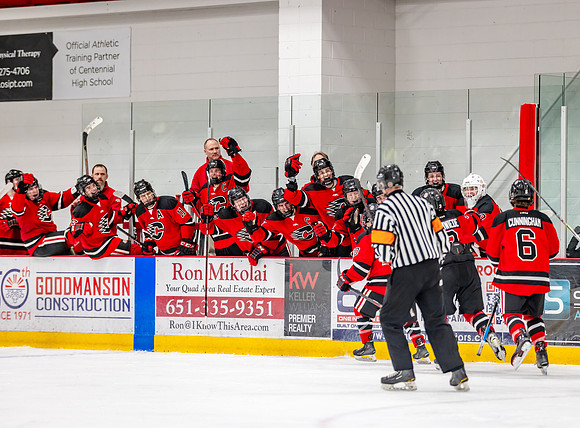 Centennial vs Blaine Varsity Hockey 384