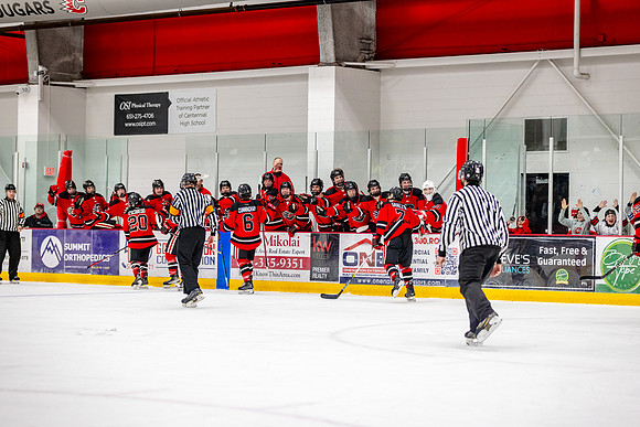 Centennial vs Blaine Varsity Hockey 386