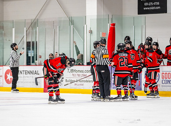 Centennial vs Blaine Varsity Hockey 389