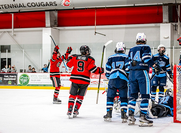 Centennial vs Blaine Varsity Hockey 397