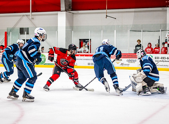 Centennial vs Blaine Varsity Hockey 409