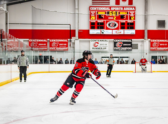 Centennial vs Blaine Varsity Hockey 410