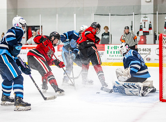 Centennial vs Blaine Varsity Hockey 413