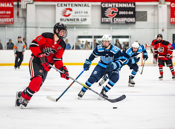Centennial vs Blaine Varsity Hockey 423