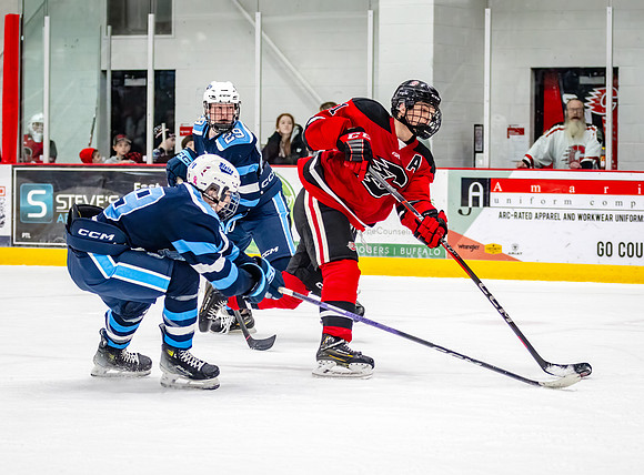 Centennial vs Blaine Varsity Hockey 434