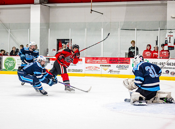 Centennial vs Blaine Varsity Hockey 435