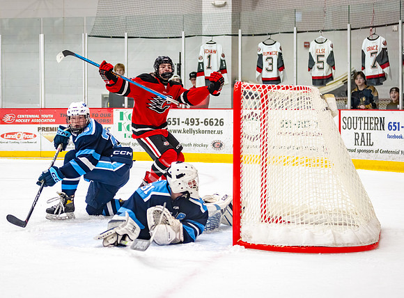 Centennial vs Blaine Varsity Hockey 443