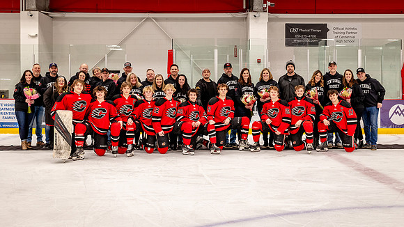 Centennial vs Blaine Varsity Hockey 85
