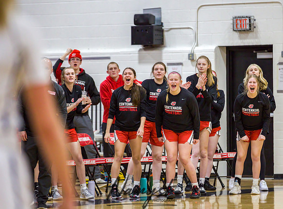 Centennial vs Cambridge-Isanti Girls Varsity Basketball 085