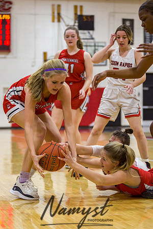 Centennial vs Coon Rapids Girls Varsity Basketball 098