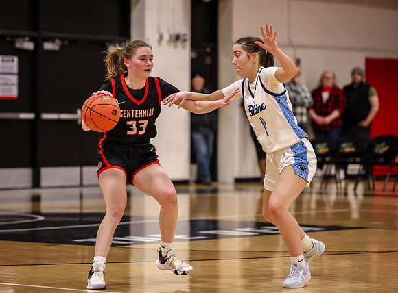 Centennial vs Blaine Girls Varsity Basketball 317