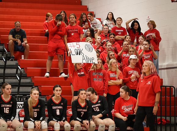 Centennial vs Blaine Girls Varsity Volleyball 65