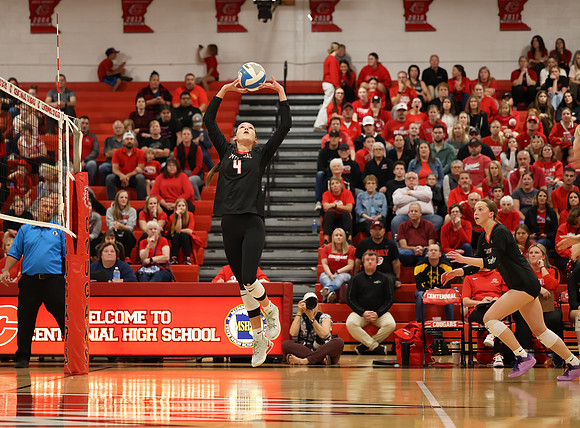 Centennial vs Blaine Girls Varsity Volleyball 75