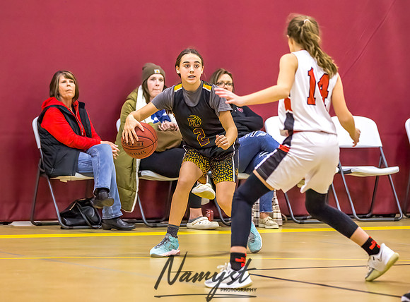 Forest Lake Girls 7 Maroon Basketball 154
