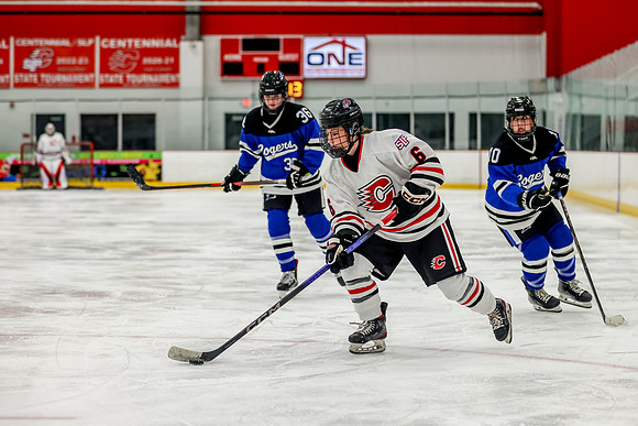 Centennial vs Roger JV Hockey 217