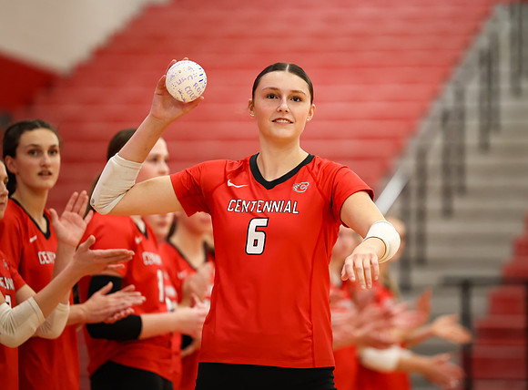 Centennial vs Anoka Girls Varsity Volleyball 59