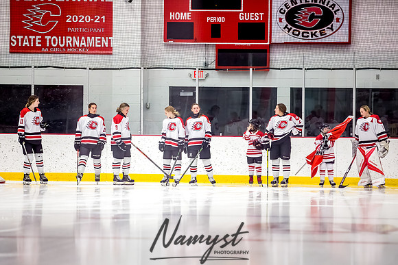 Centennial-SLP vs Champlin-Coon Rapids Varsity Girls Hockey l 003