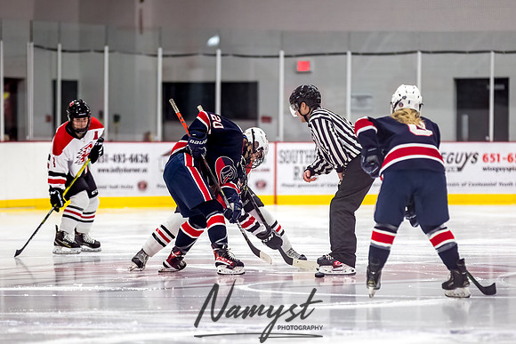 Centennial-SLP vs Champlin-Coon Rapids Varsity Girls Hockey l 006