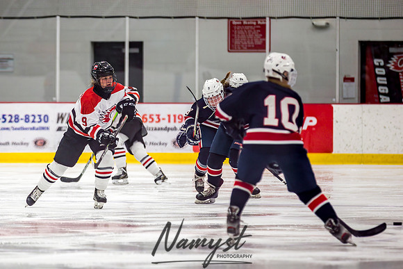 Centennial-SLP vs Champlin-Coon Rapids Varsity Girls Hockey l 011