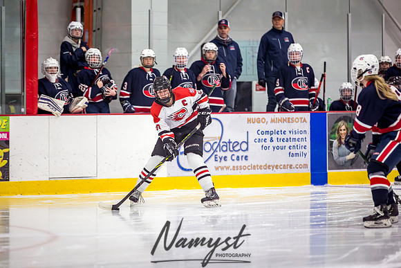 Centennial-SLP vs Champlin-Coon Rapids Varsity Girls Hockey l 010